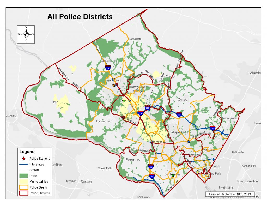 MCPD Districts